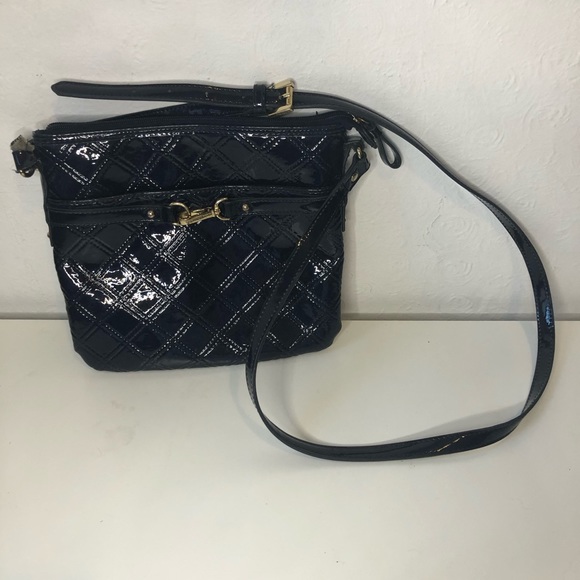 Tommy Hilfiger navy blue crossbody bag long strap - Picture 1 of 7